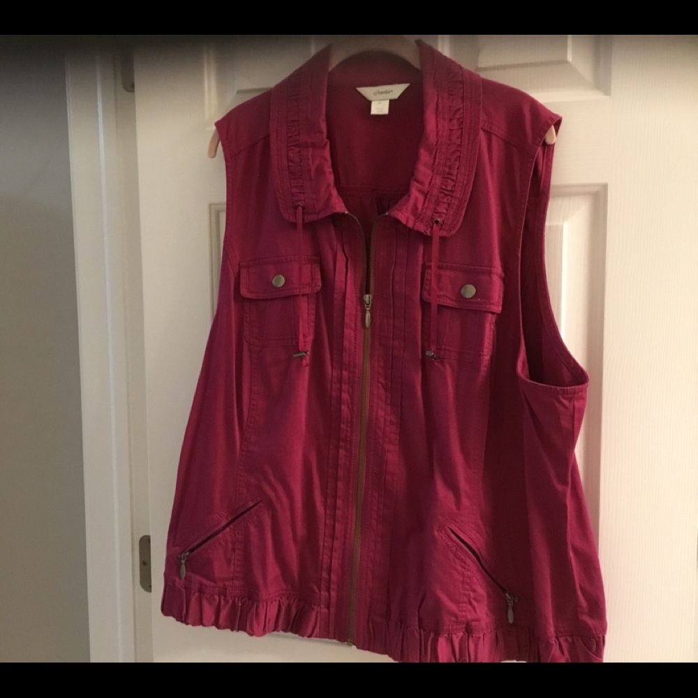 CJ Banks Cotton/Spandex Vest